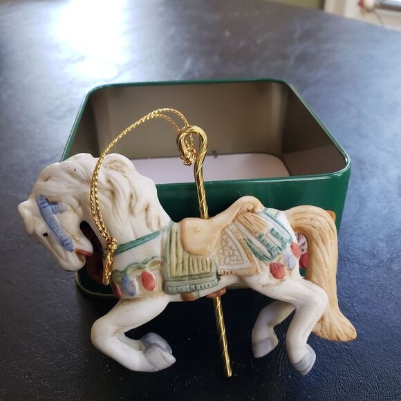 3 Willitts Carousel Horse Ornaments - Picture 3 of 5
